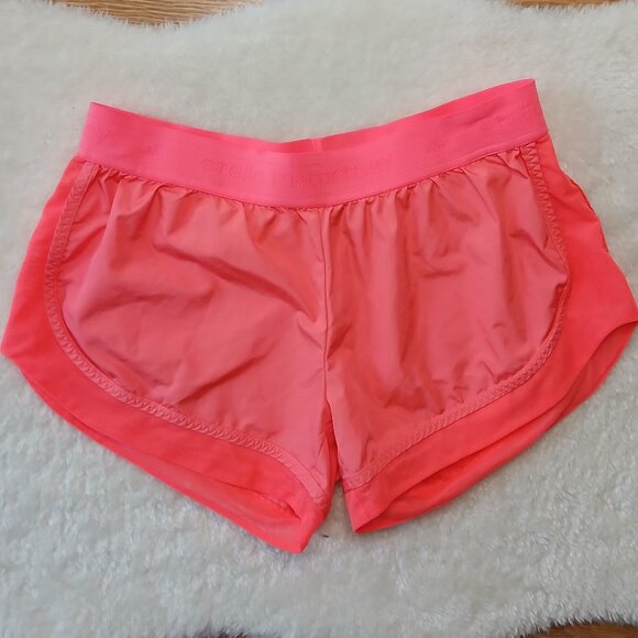 Adidas x Stella McCartney Running Shorts Neon Size Small - Picture 1 of 5